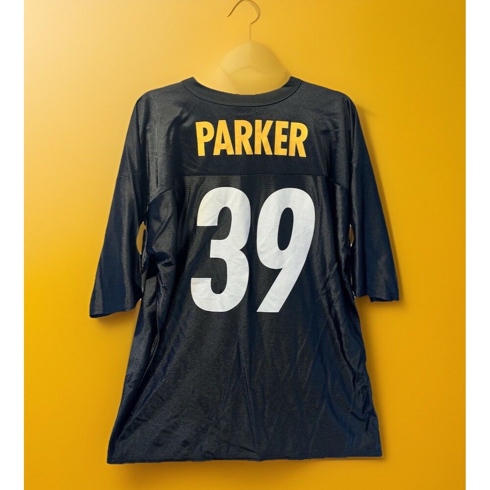 NFL Pittsburgh Steelers NFL Players Willie Parker #39 Jersey Mens XL BlackYellow